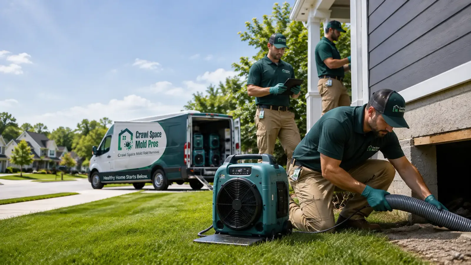 Crawl Space Mold Removal in Anabel, MO